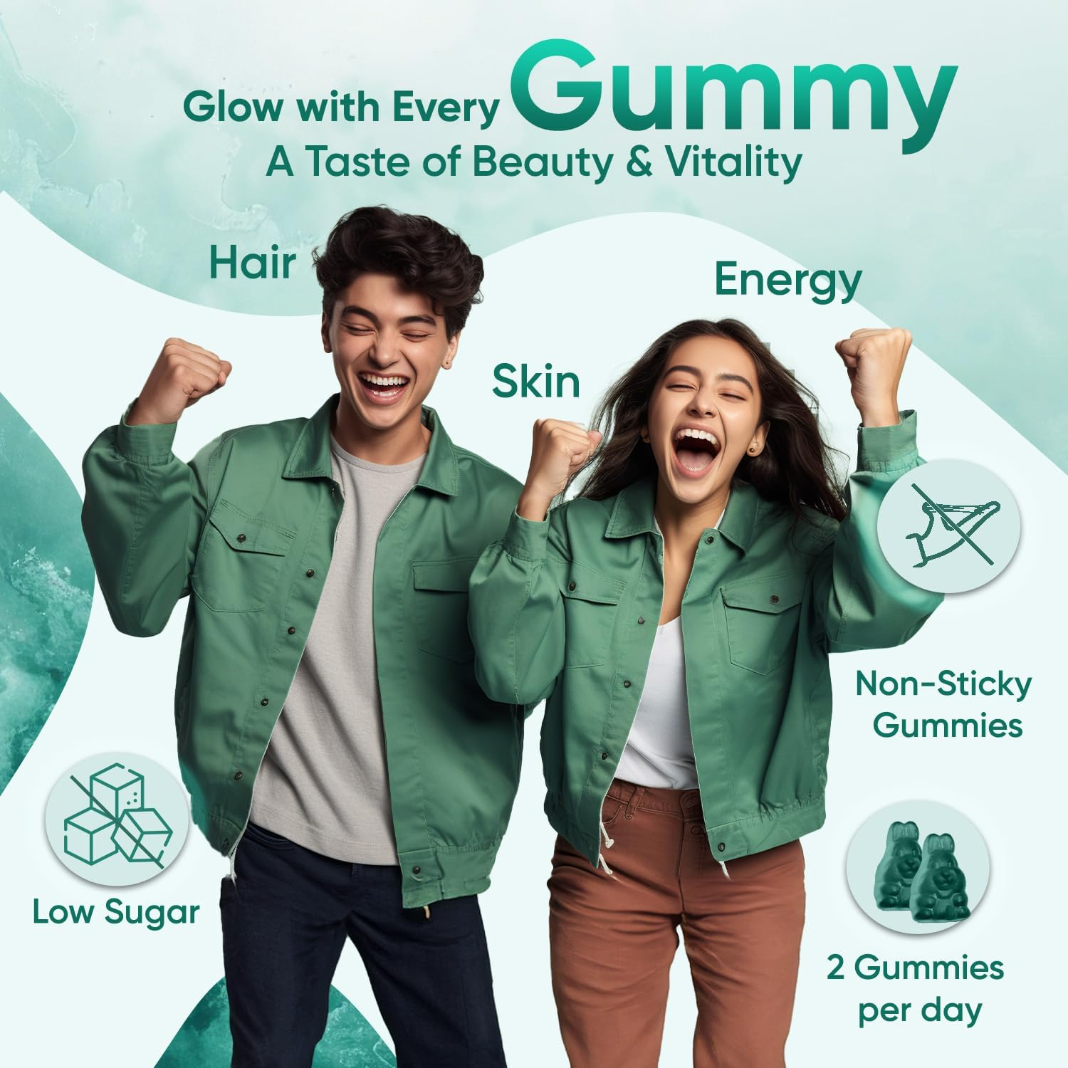 Biotin Gummies 5000mcg - Image 2