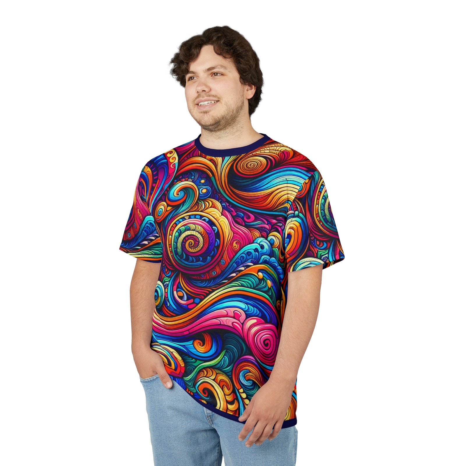 Unisex Cut & Sew Tee (AOP) - Image 22