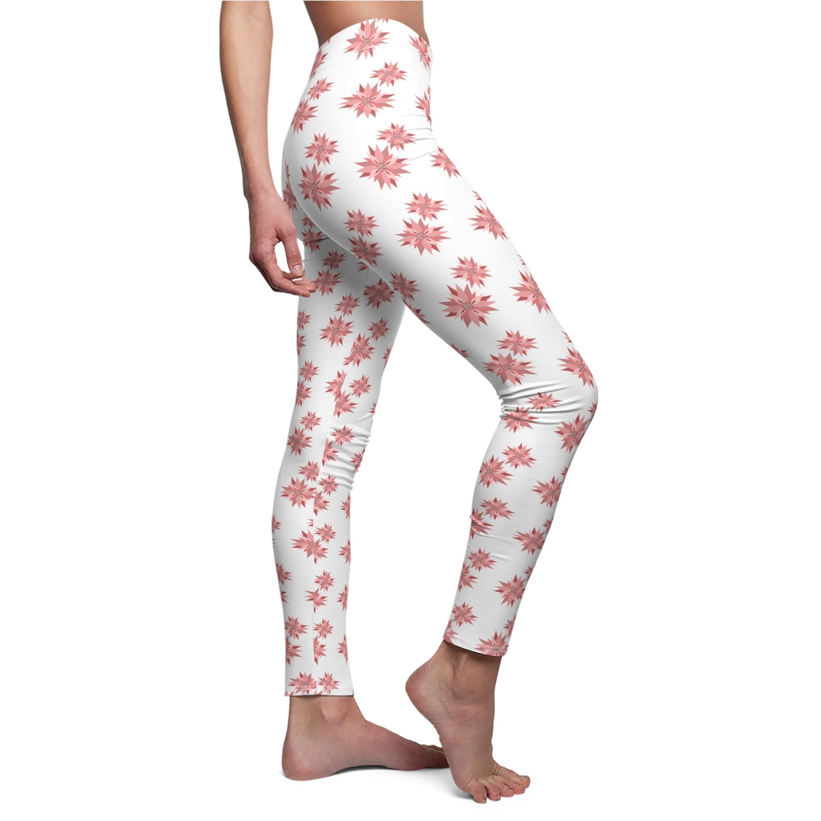 Women's Cut & Sew Casual Leggings (AOP) - Image 6