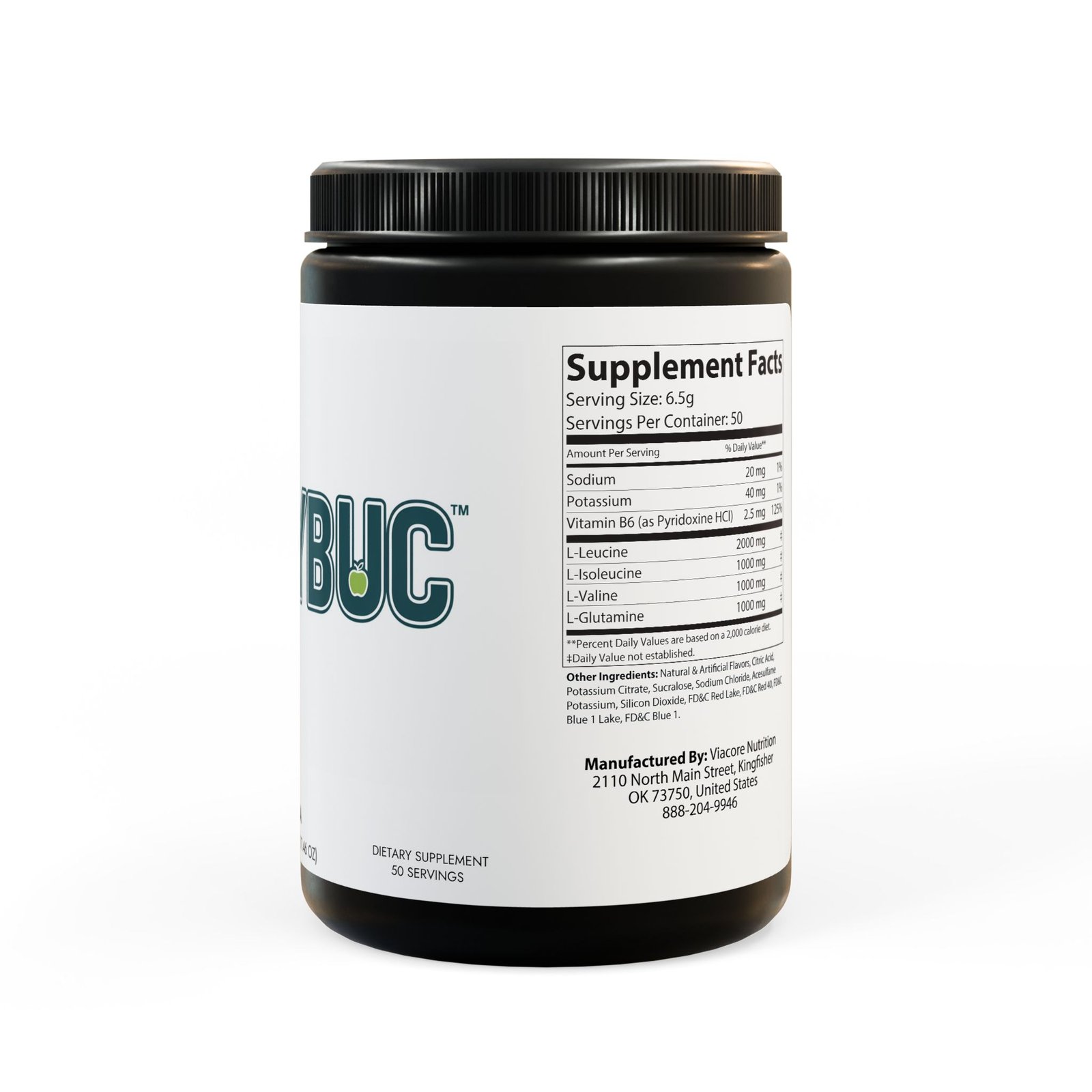 BCAA Supplement, Grape (325g, 11.46oz, 50 servings) - Image 3