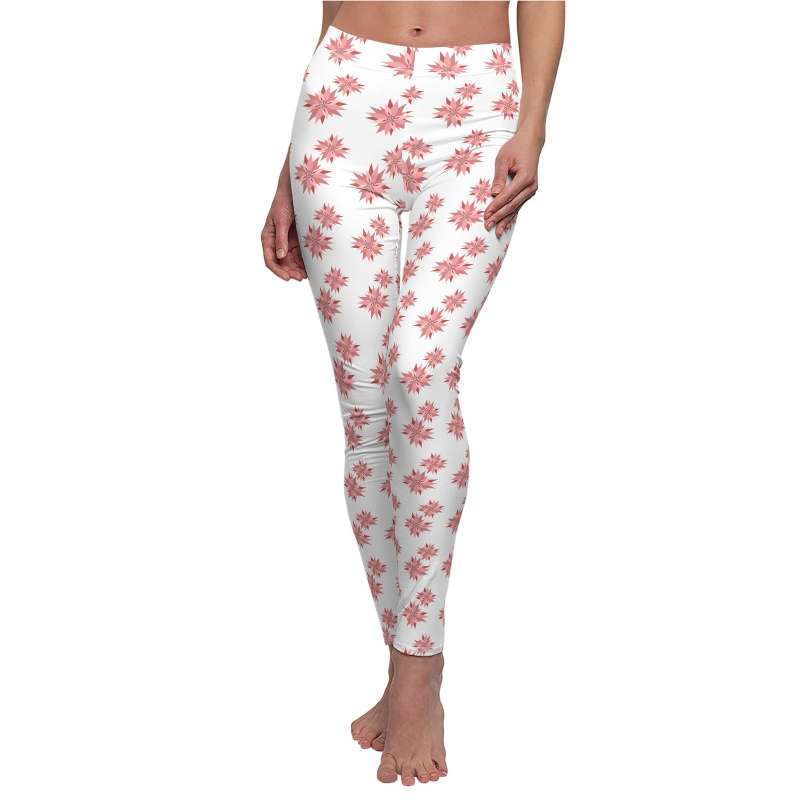 Women's Cut & Sew Casual Leggings (AOP) - Image 5
