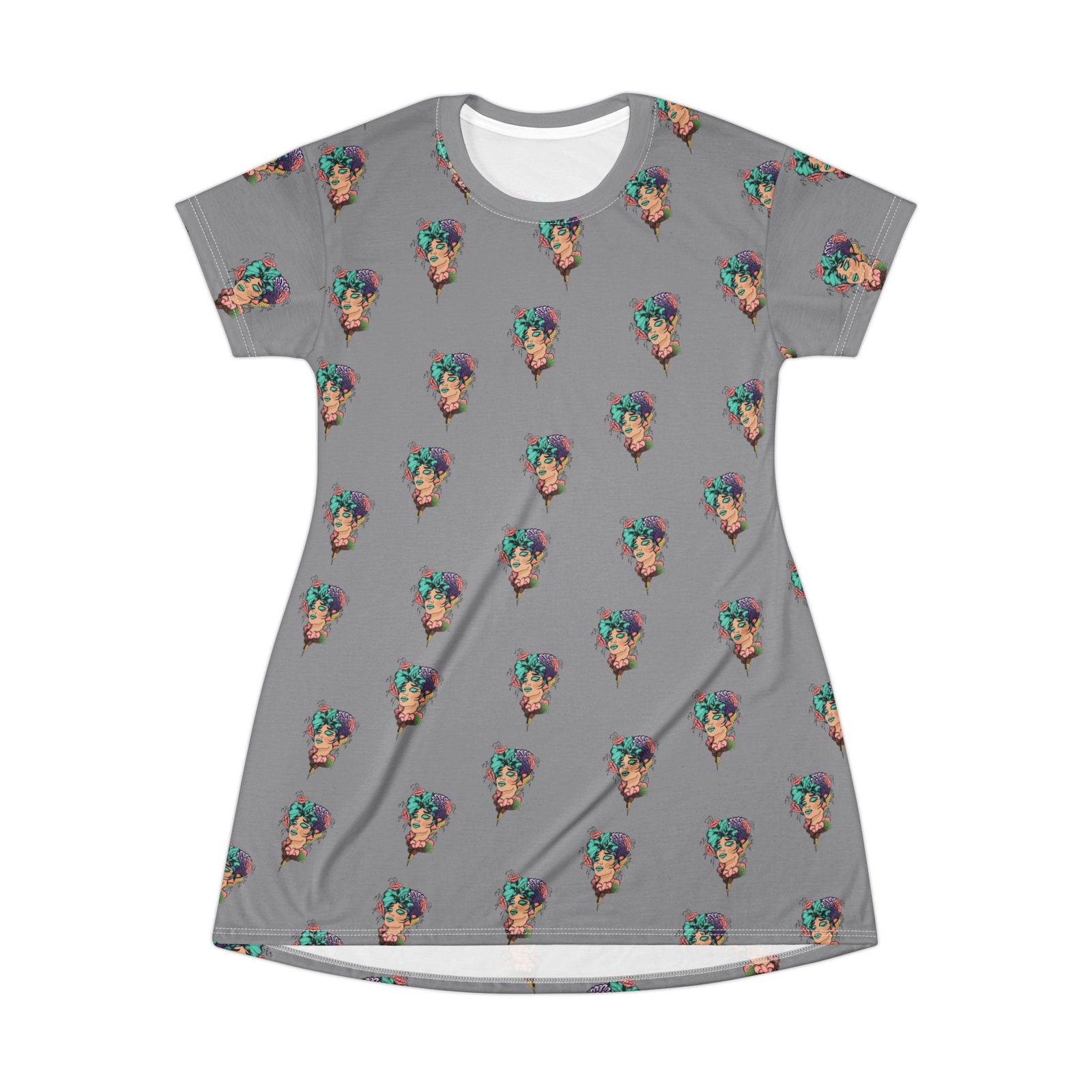 T-Shirt Dress (AOP) - Image 2