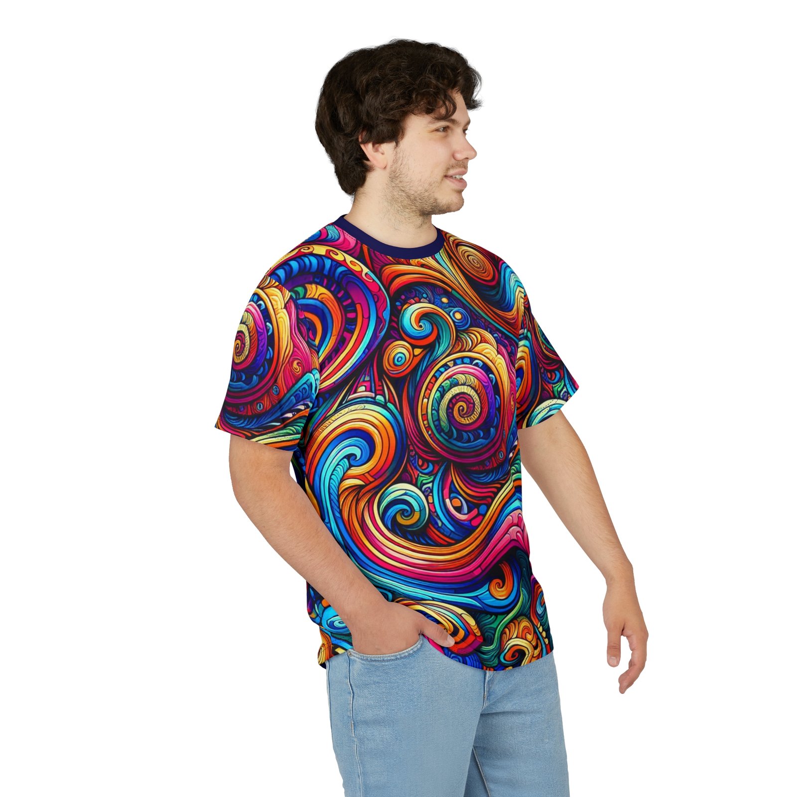 Unisex Cut & Sew Tee (AOP) - Image 28