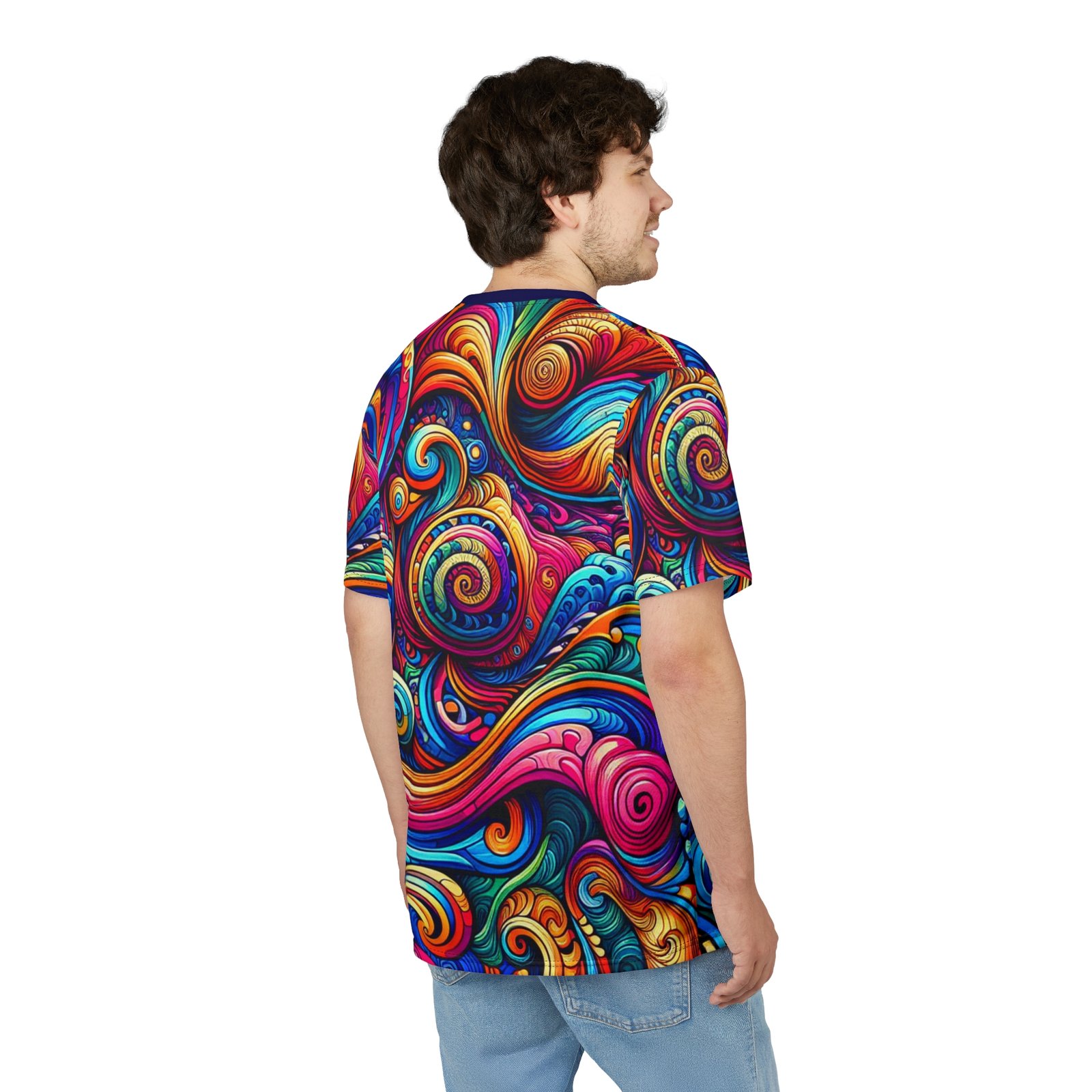 Unisex Cut & Sew Tee (AOP) - Image 25
