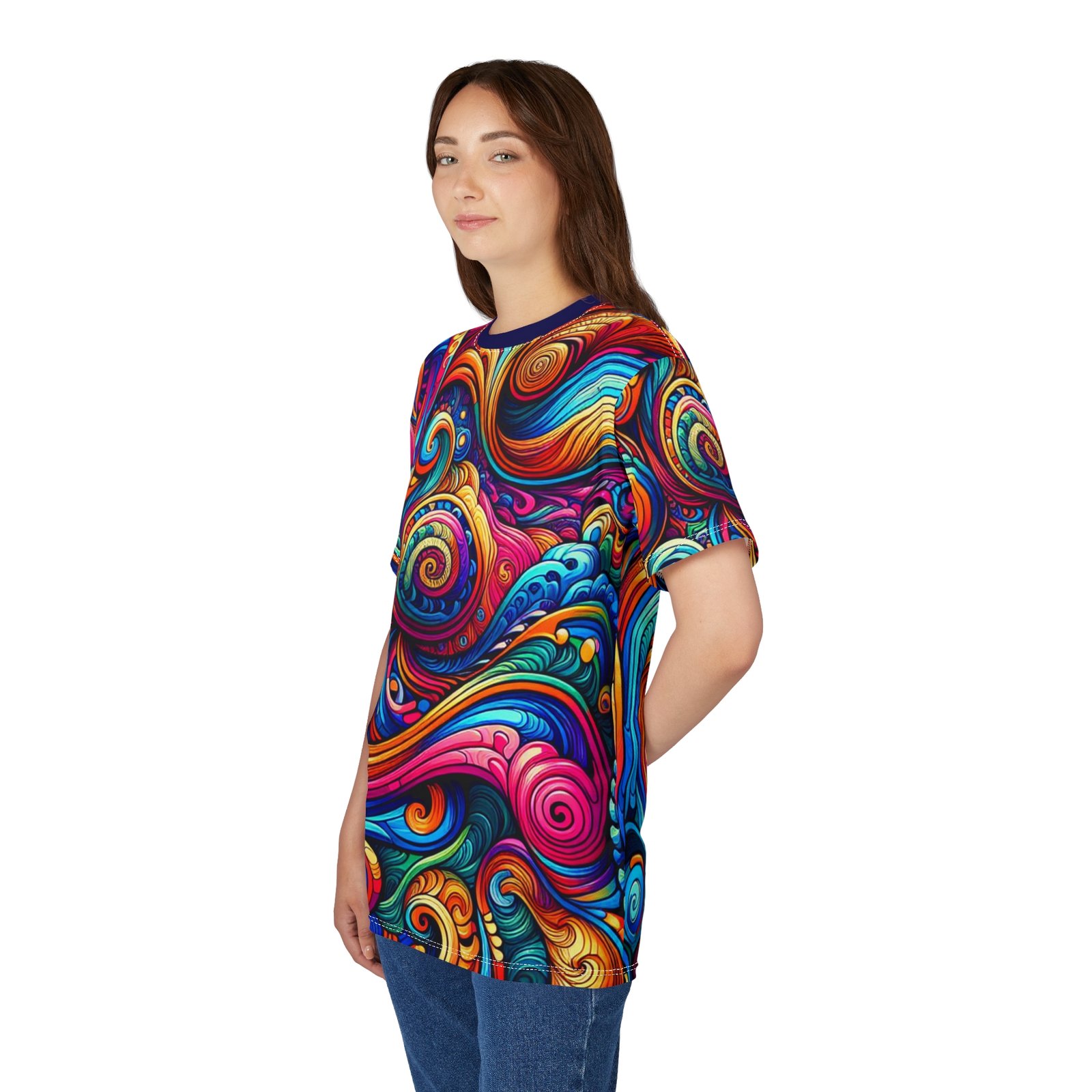 Unisex Cut & Sew Tee (AOP) - Image 14