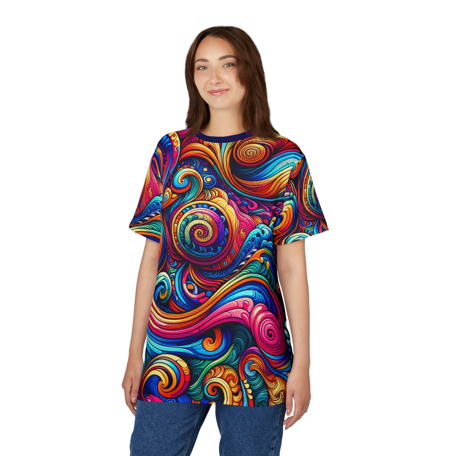 Unisex Cut & Sew Tee (AOP) - Image 23