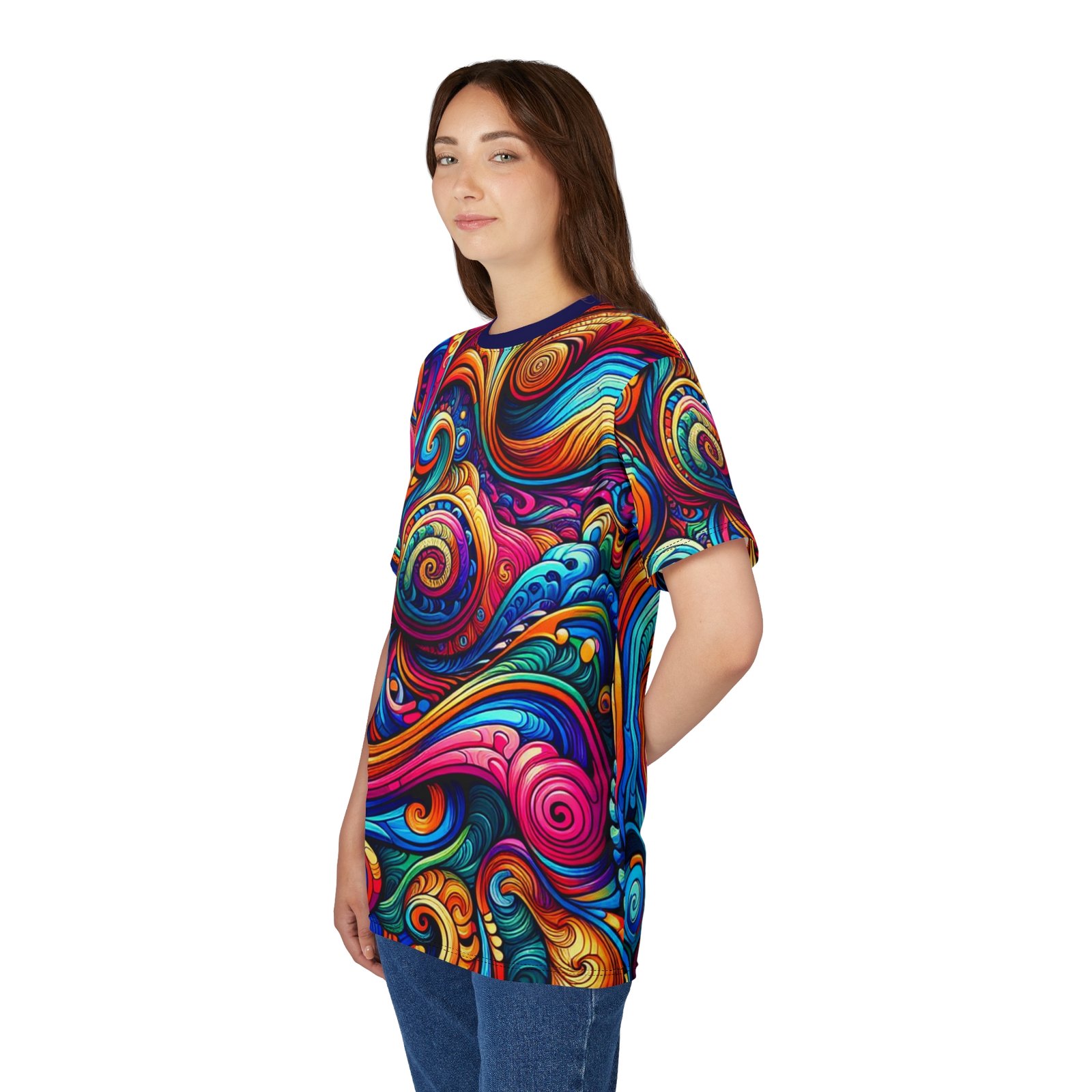 Unisex Cut & Sew Tee (AOP) - Image 30