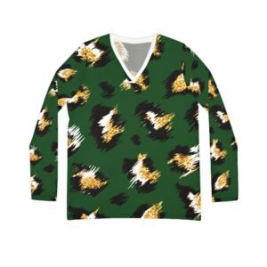 Women's Long Sleeve V-neck Shirt (AOP)